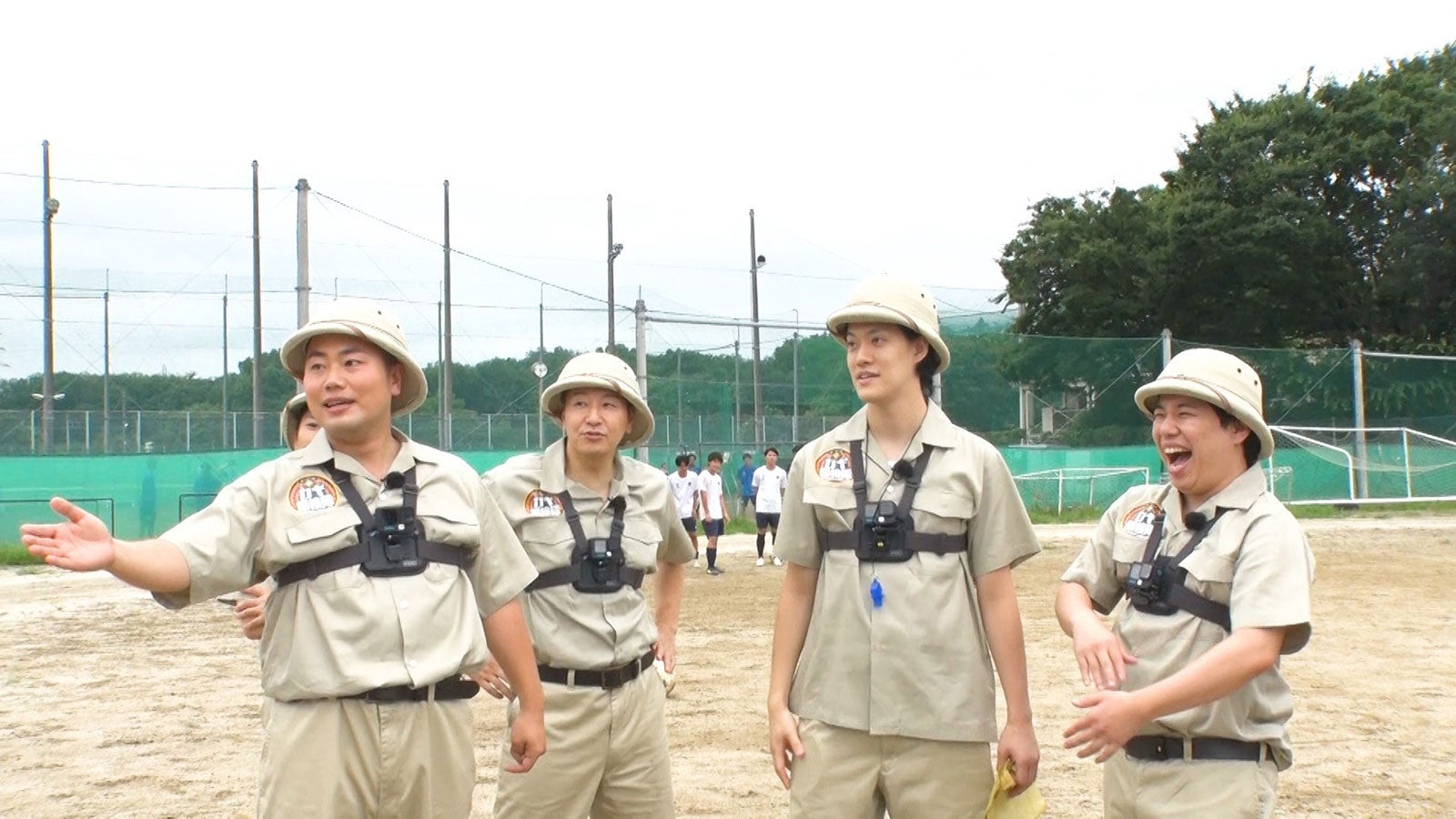 秋山寛貴、岡部大、長田正平、粗品、せいや（C）フジテレビ