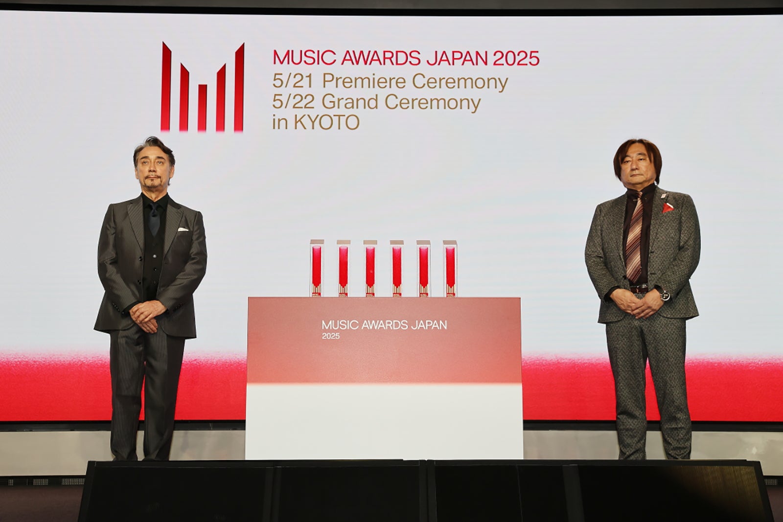 「MUSIC AWARDS JAPAN」4月17日ノミネート作品発表会の様子（提供写真）