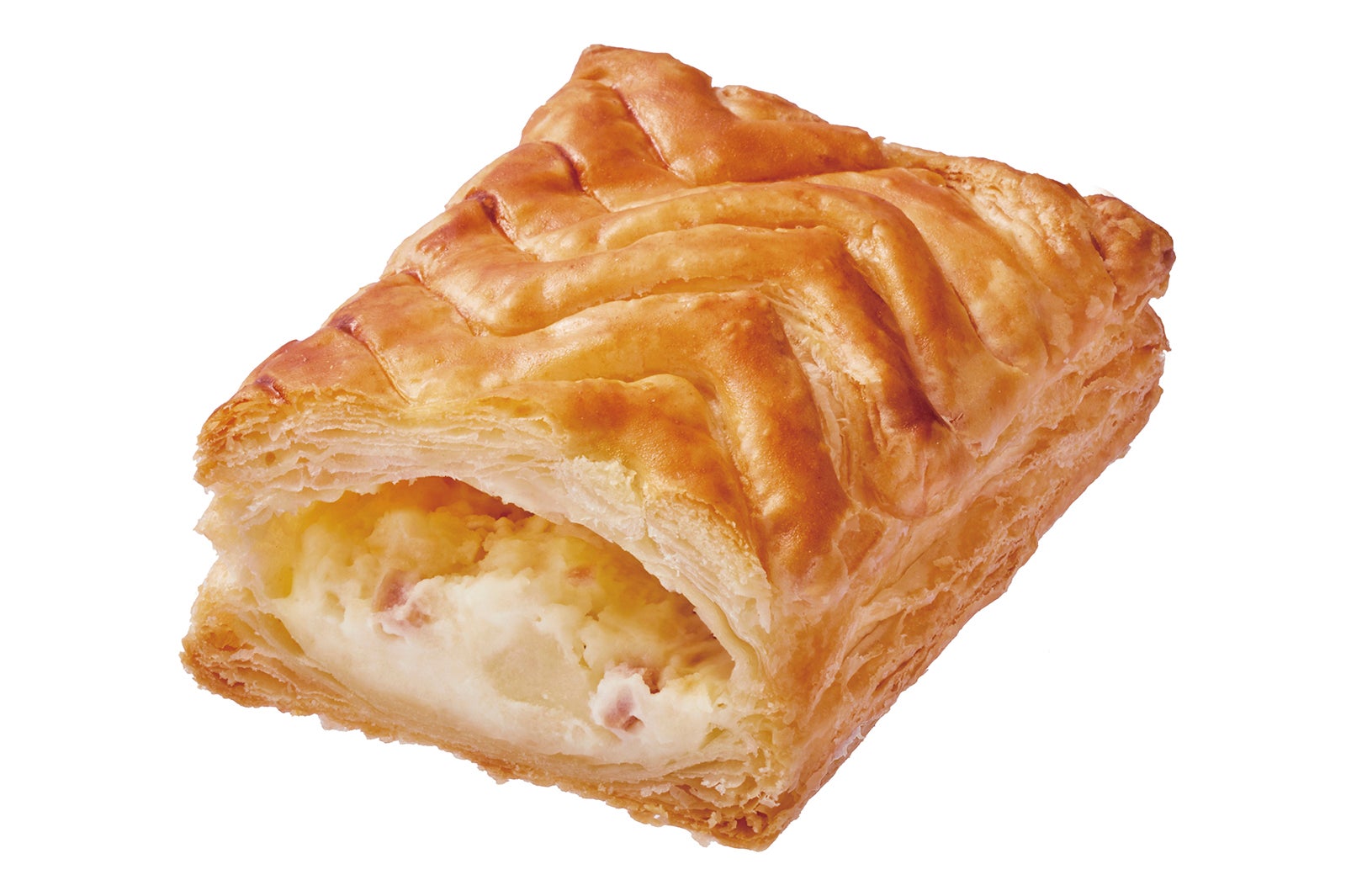 じゃがいもベーコンパイ テイクアウト248円、イートイン253円／提供素材