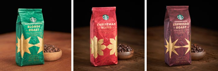 スターバックス クリスマス ブレンド各¥1,780/画像提供:スターバックス コーヒー ジャパン