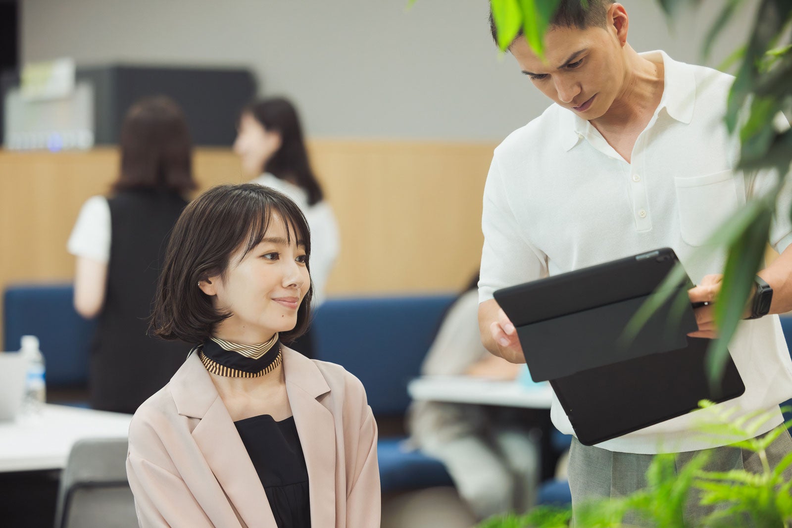 波瑠、市原隼人「こっち向いてよ向井くん」第3話より（C）日本テレビ