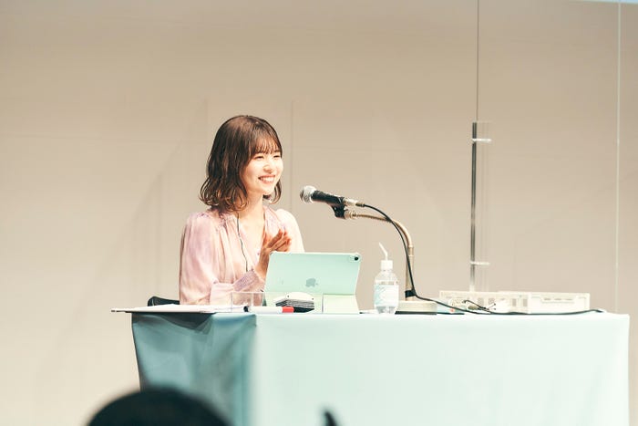 松田好花/「ひなこいpresents日向坂46松田好花の日向坂高校放送部」公開収録より(提供写真)