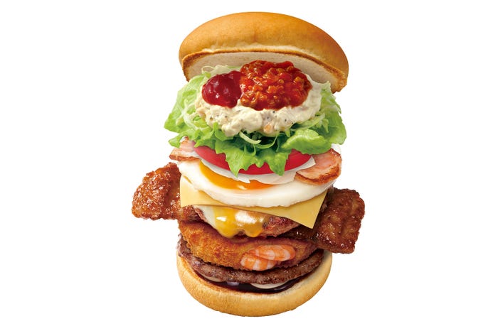 ロッテリア「全部のせバーガー」