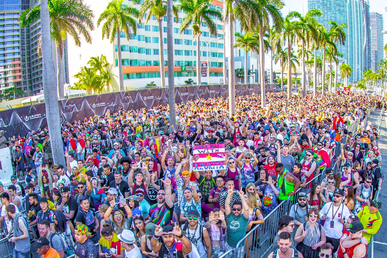 「ULTRA MUSIC FESTIVAL 2018」開場時の様子（提供画像）