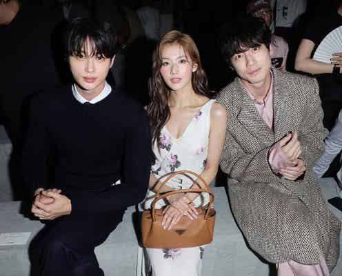 坂口健太郎、TWICEサナ&ビョン・ウソクとのミラノ3ショットが話題「豪華すぎる」