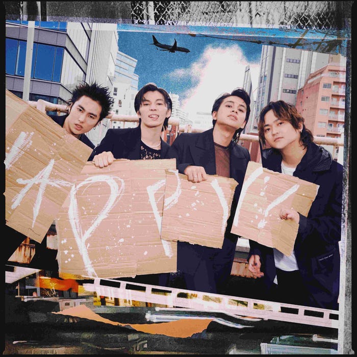 DISH// EP「HAPPY」初回生産限定盤(Blu-ray)ジャケット写真(提供写真)