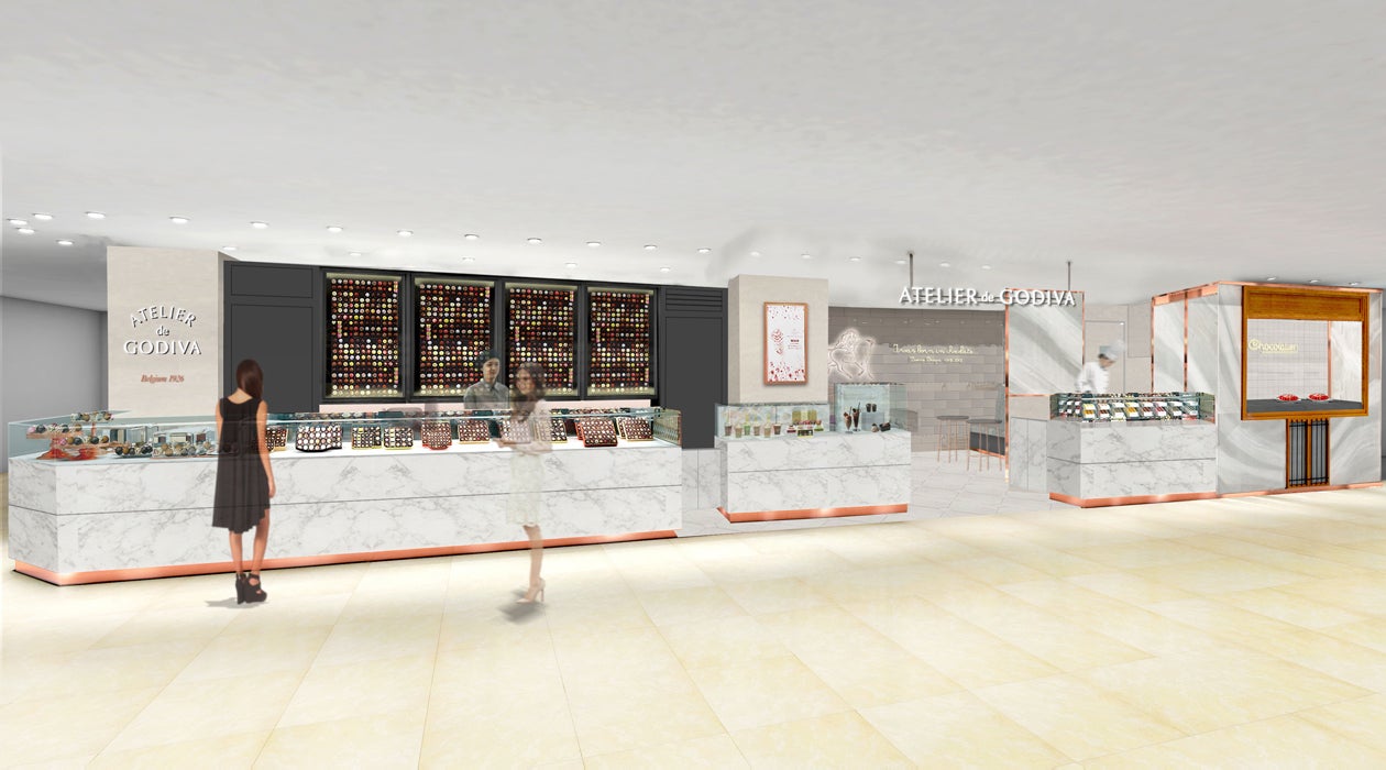 ATELIER de GODIVA西武池袋本店／画像提供：ゴディバ ジャパン株式会社