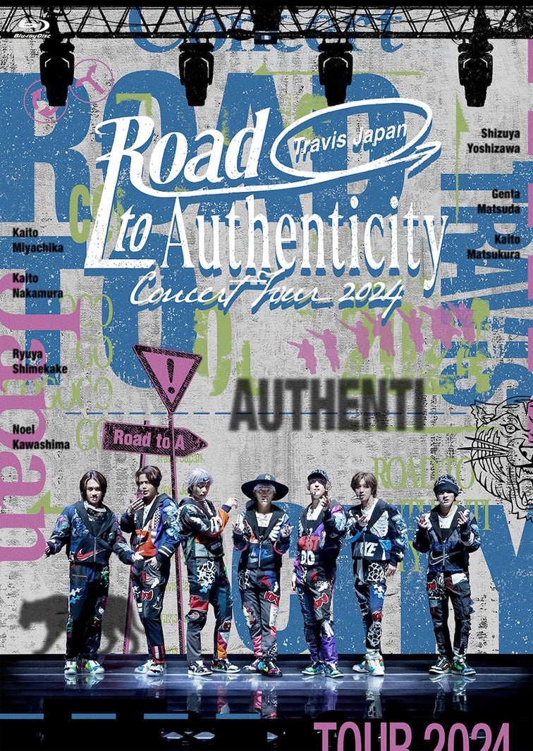 Travis Japan、全国ツアーBlu-ray＆DVD「Travis Japan Concert Tour 2024 Road to  Authenticity」ジャケ写3種＆封入グッズ絵柄公開 - モデルプレス