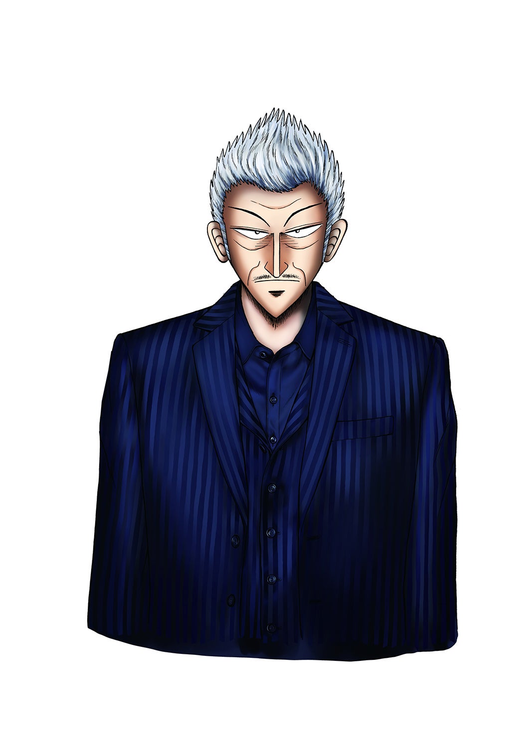 リリー・フランキーが演じる平井銀二（C）福本伸行