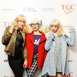 「Miss TGC 2014」ファイナリスト（左から：マリレーナ、初音、本谷紗己）／（C）TGC Night Halloween Party in OSAKA