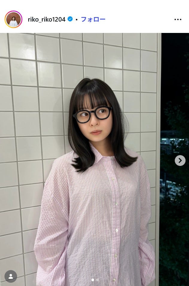 莉子Instagramより
