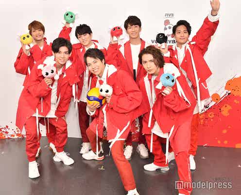 <ジャニーズWEST「W杯バレー」開幕取材全文>嵐・大野智が来るはずだった?報道陣も笑いの渦