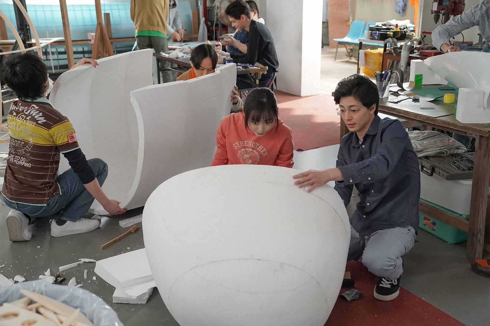 福原遥、高杉真宙／「舞いあがれ！」第19話（C）NHK