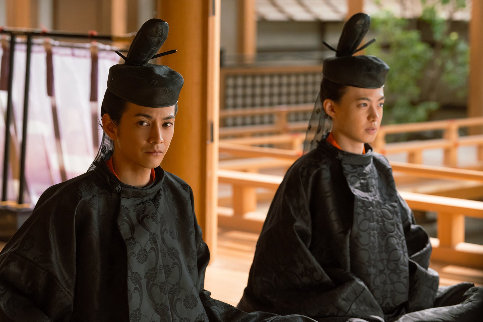 渡邊圭祐、上村海成「光る君へ」第41話（C）NHK