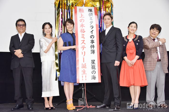 和泉聖治監督、谷村美月、広瀬アリス、玉木宏、石田ひかり、小倉久寛(C)モデルプレス
