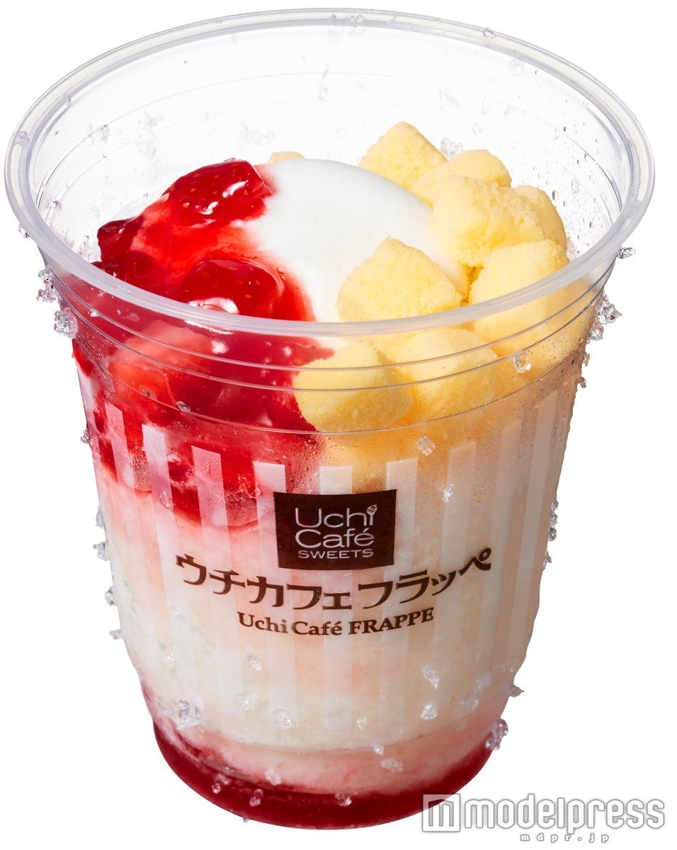 ウチカフェフラッペ ストロベリーチーズケーキ