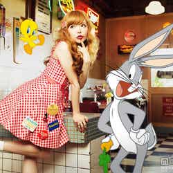 新曲「ねぇかまって?」でバックス・バニーとコラボしたMilky Bunny(益若つばさ)