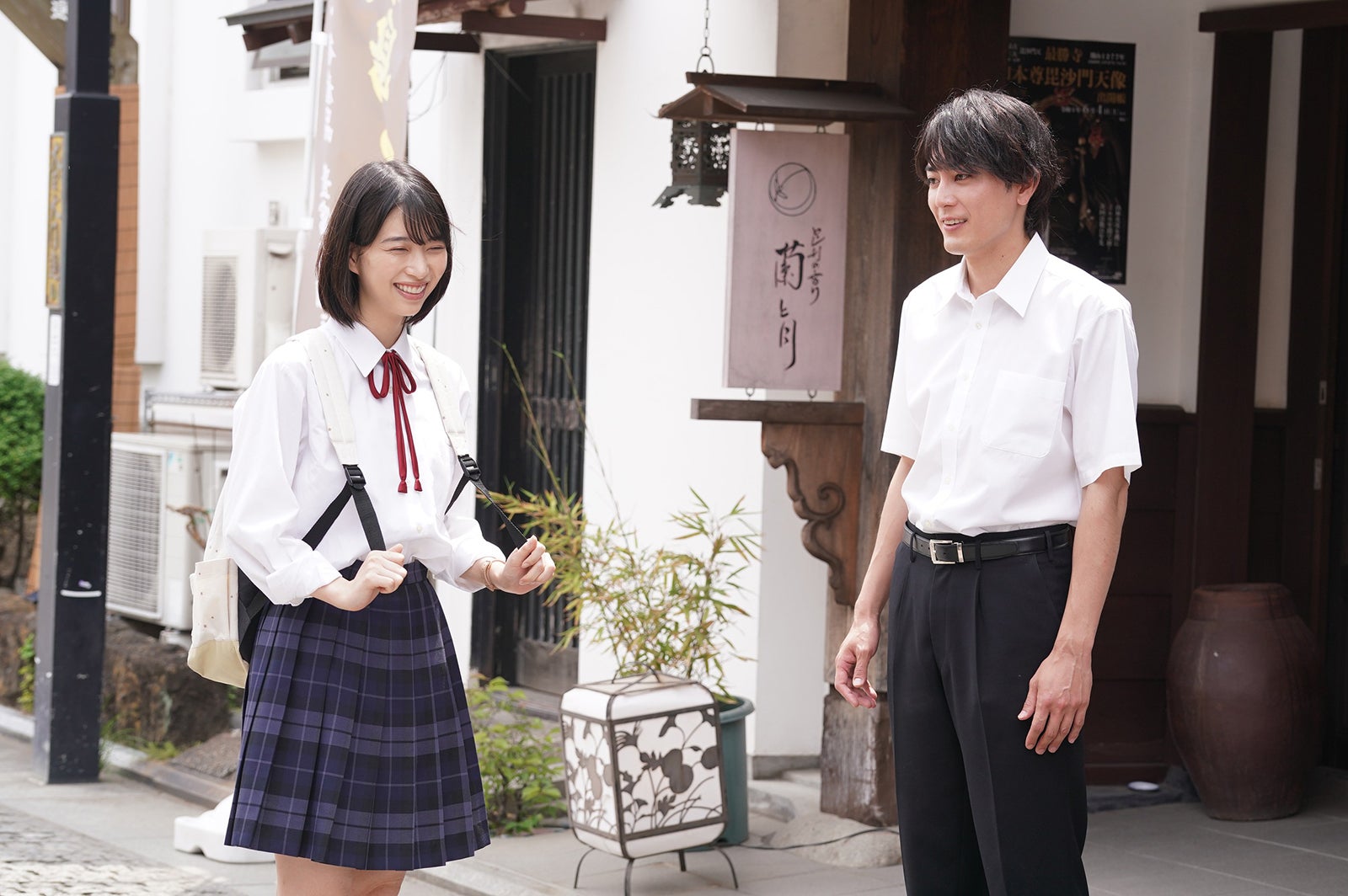 森川葵、間宮祥太朗／「ナンバMG5」第8話より（C）フジテレビ