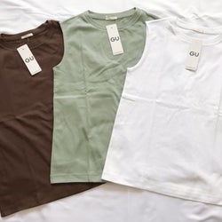 【GU】低身長さんにおすすめ!大人気990円「Tシャツ」でカラー別スタイルアップコーデ