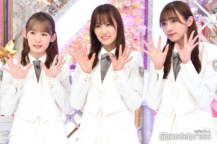 小池美波、菅井友香、渡辺梨加 (C)モデルプレス