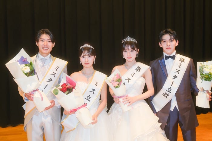 宮原海里さん、清造菫さん、渡邉果菜さん、中村匠吾さん(提供写真)