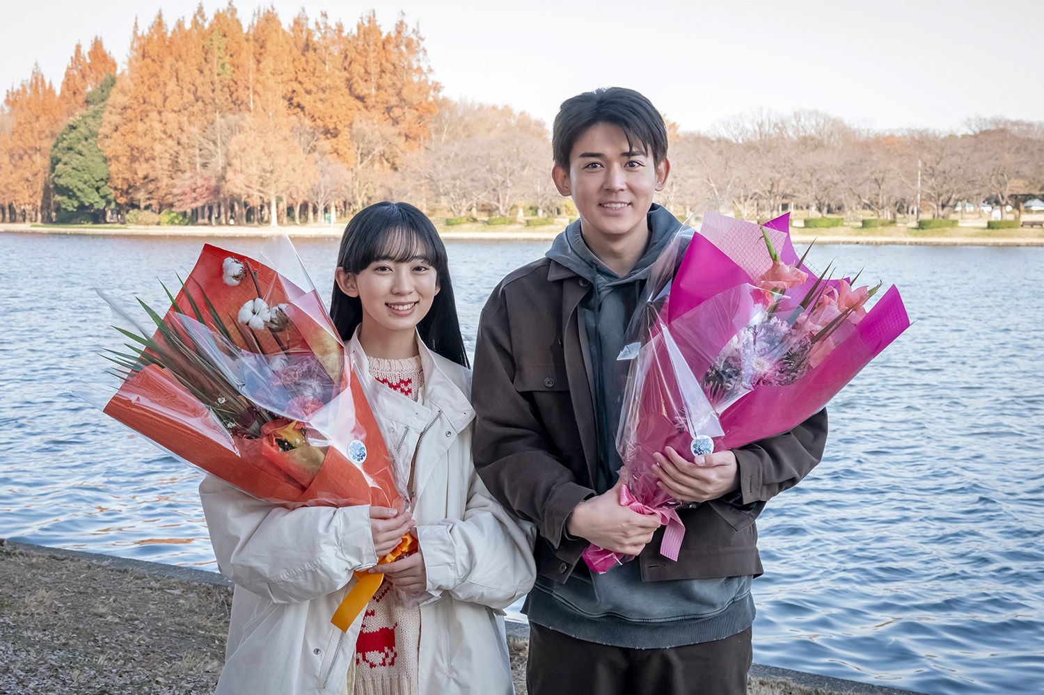 近藤華、小瀧望（C）フジテレビ