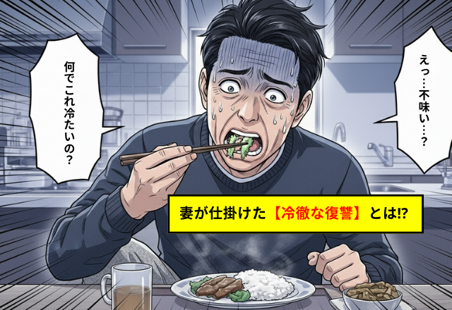 夫「外食のほうがうまい」手料理を軽視する夫→妻が仕掛けた【冷徹な復讐】で態度が急変！？