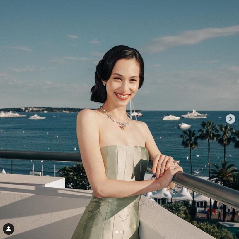 水原希子、デコルテ輝くドレス姿で「カンヌ映画祭」へ