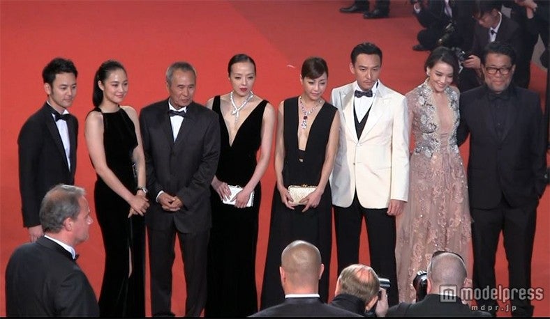 （左端）妻夫木聡／「黒衣の刺客（邦題）」（今秋公開）のキャスト陣、監督らが集結