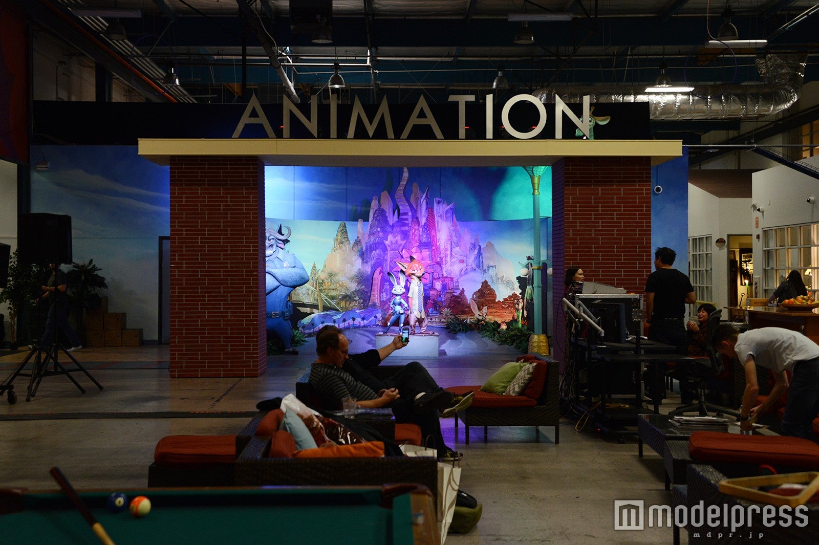 「ディズニー・アニメーション」仮設スタジオ内の様子（C）モデルプレス