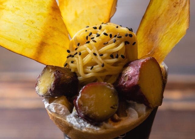 イベント　催し物　催事　秋　2023　2024　芋　いも　イモ　さつまいも　サツマイモ　焼き芋　焼芋　やきいも　焼きいも　やきいも処DoCo？弐番館　プレミアムクレープ　クレープ