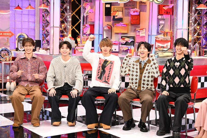 山中柔太朗、塩崎太智、佐野勇斗、吉田仁人、曽野舜太(C)日本テレビ