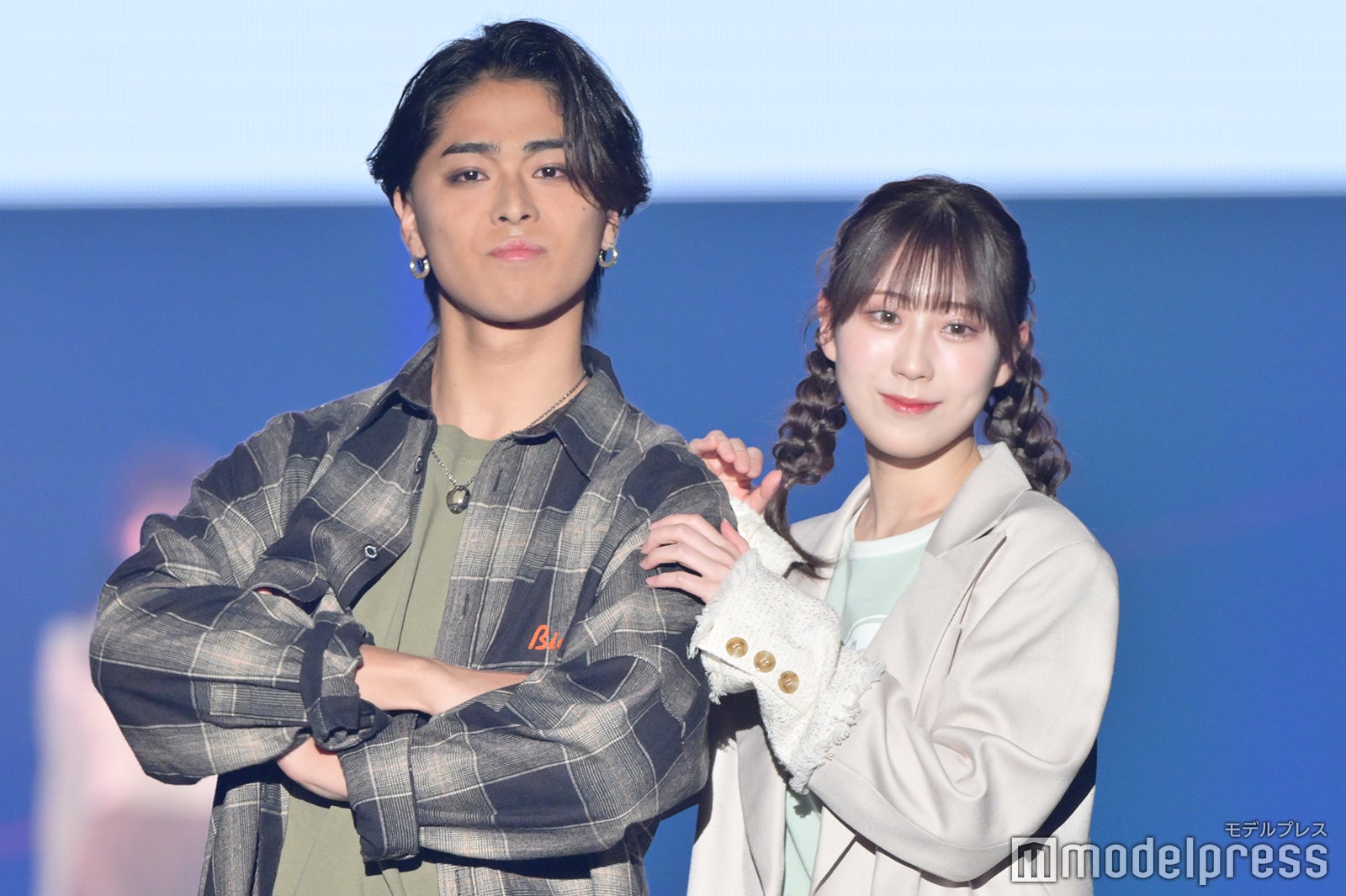 佐藤琉樹さん、久木田帆乃夏さん「TGC CAMPUS STAGE」より（C）モデルプレス