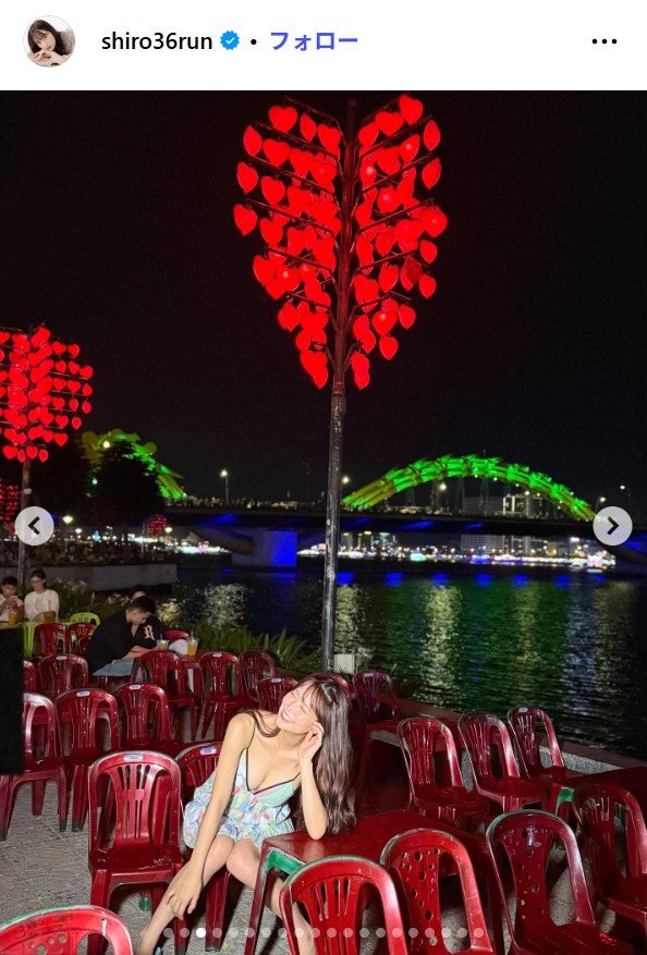 白間美瑠Instagramより