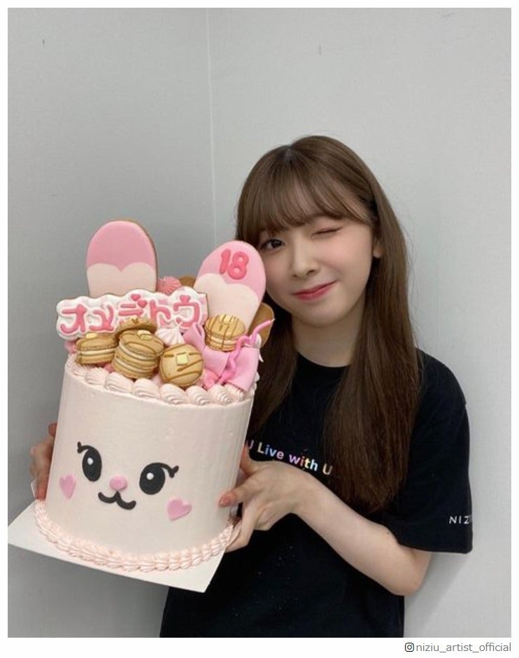 NiziUミイヒ、18歳バースデーに祝福殺到 ファン“WithU”本田望結も反応