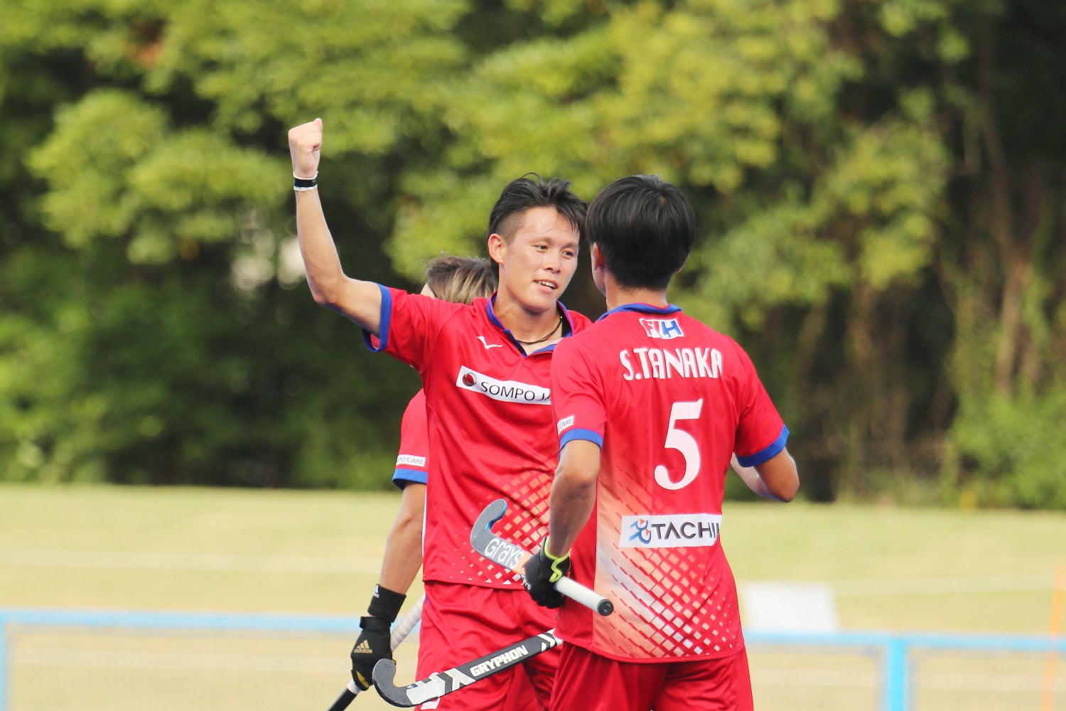 「ホッケー日本代表国際強化マッチ」の様子（提供写真）