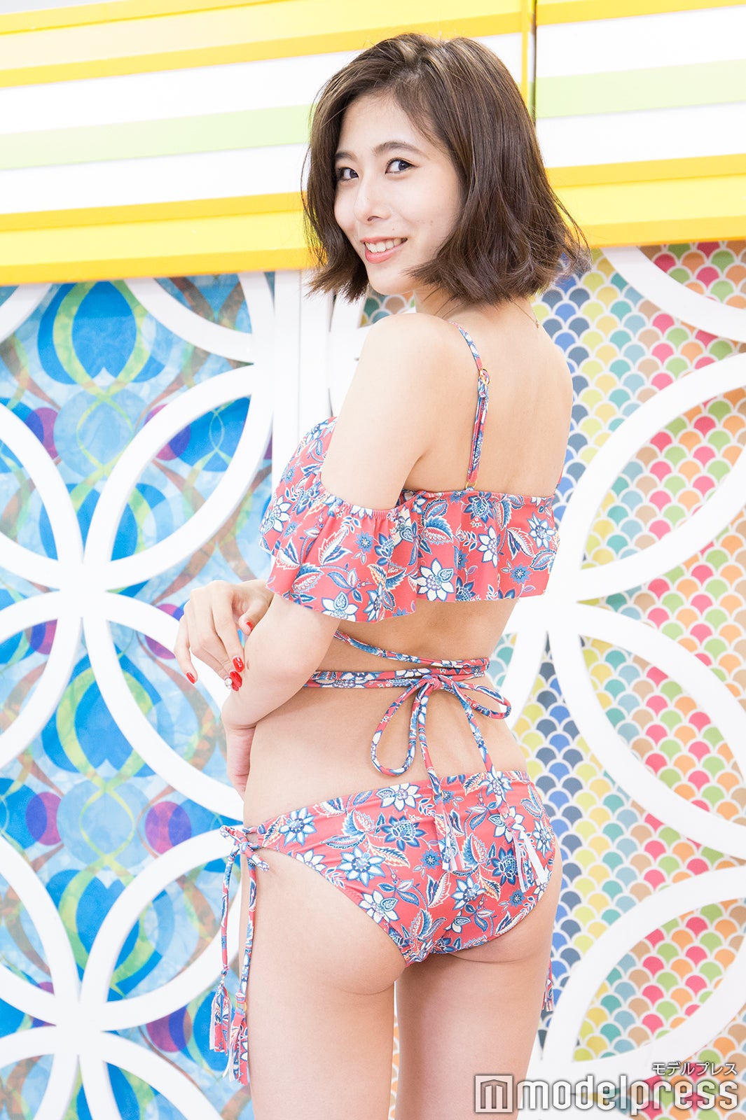 沖舘唯／水着提供 ：PEAK＆PINE（C）モデルプレス