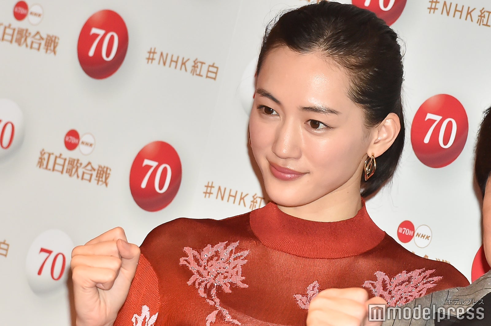 綾瀬はるか／リハーサルの囲み取材にて撮影（C）モデルプレス