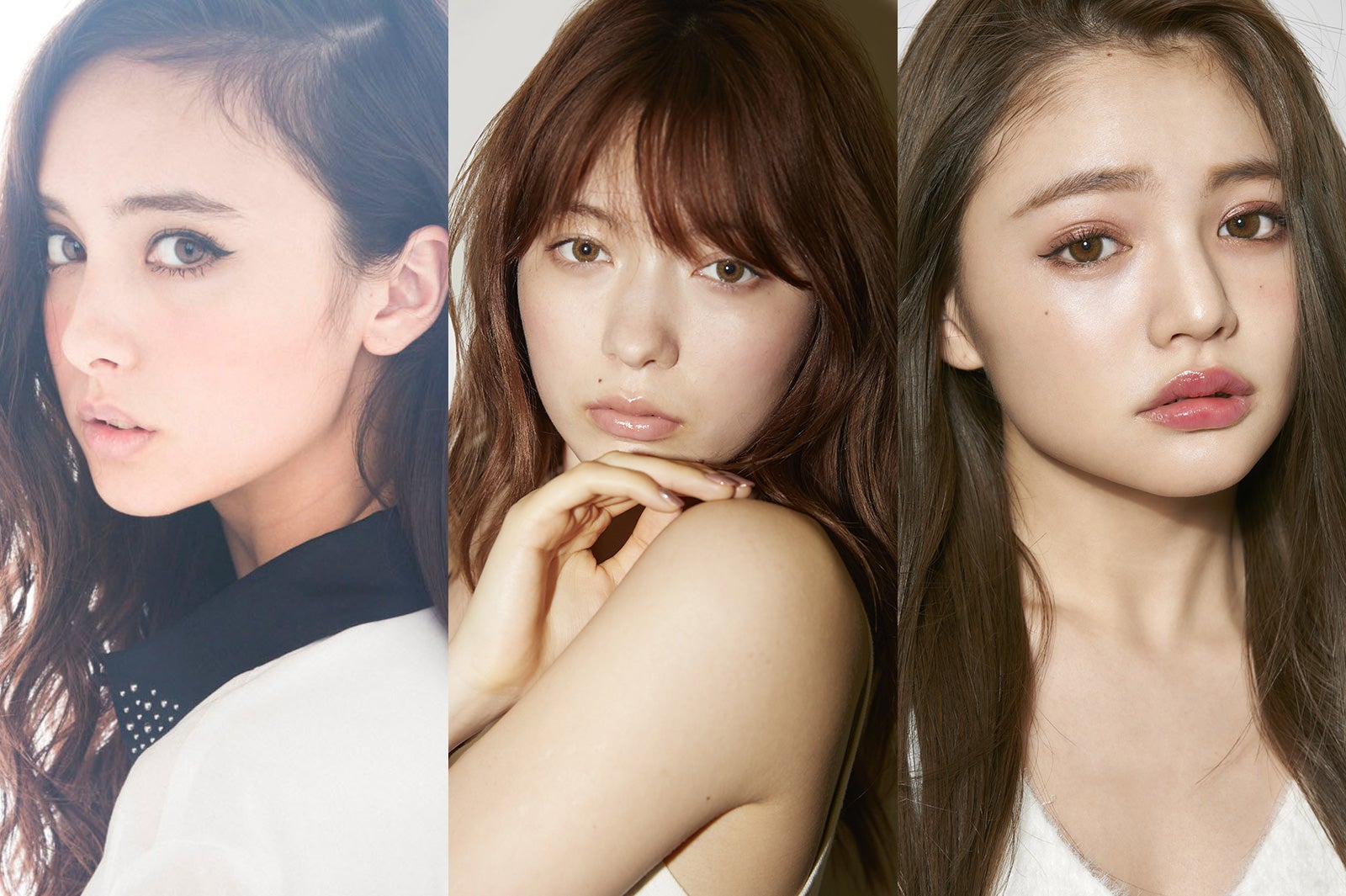 （左から）石田ニコル、八木アリサ、吉木千沙都（提供写真）