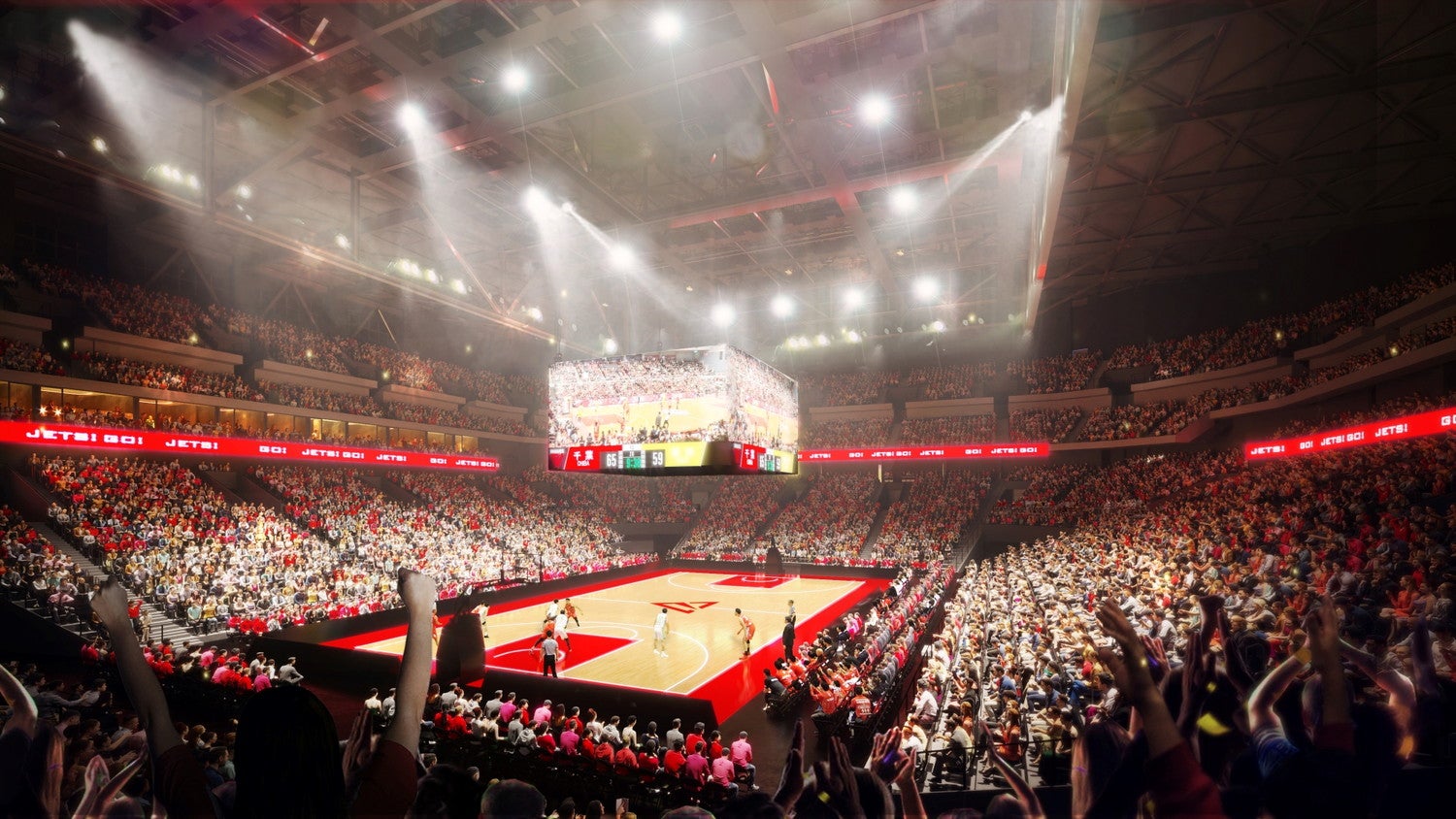 バスケットボール試合開催時イメージ／提供画像