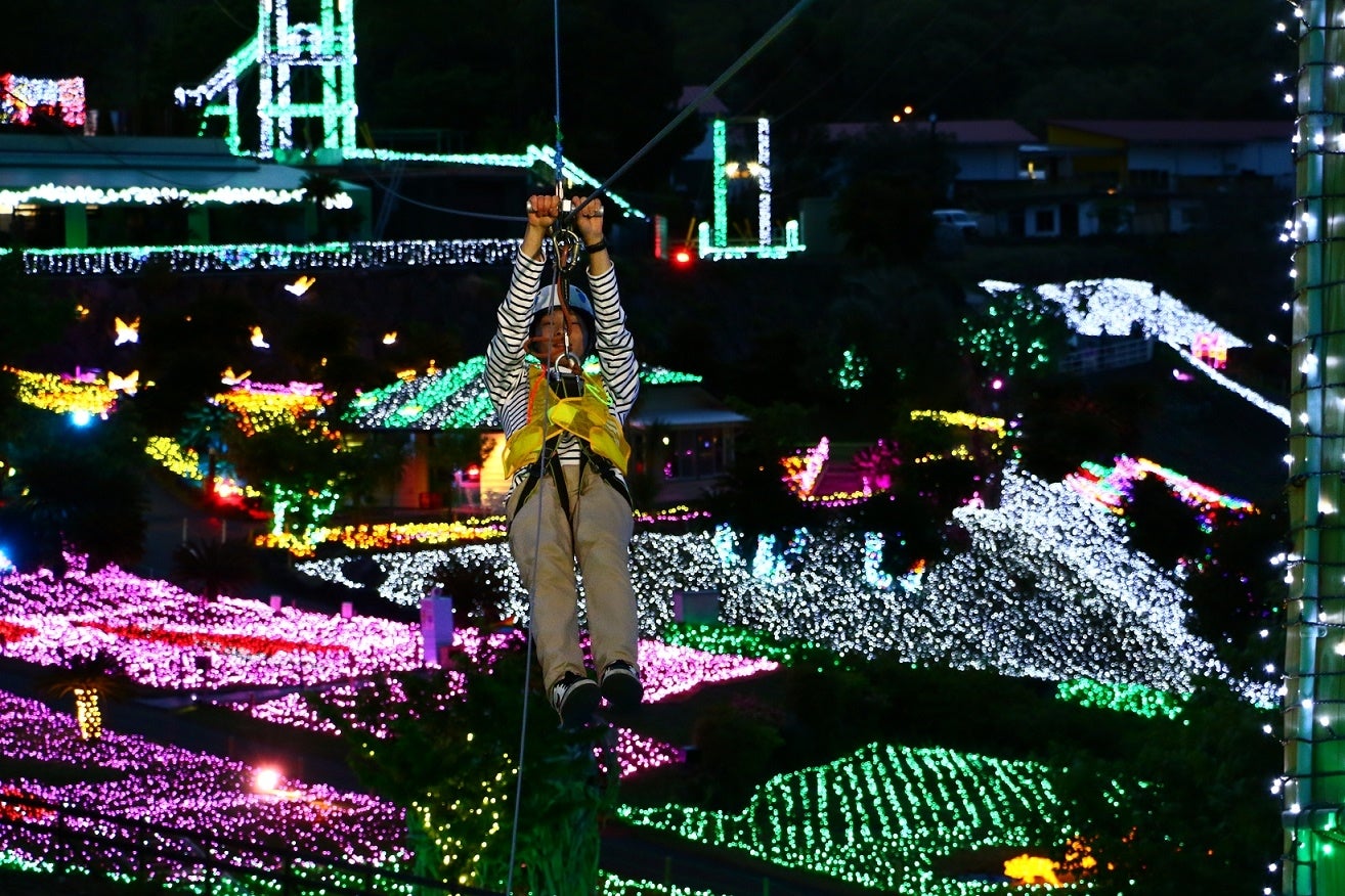 ジップラインJulie／画像提供：伊豆シャボテン公園