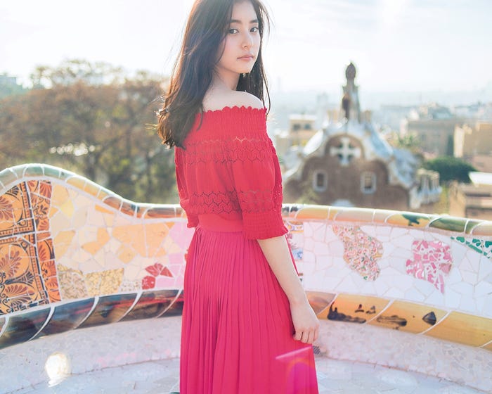 新木優子お気に入りのカット/写真集「ガールフレンド」より(C)SDP