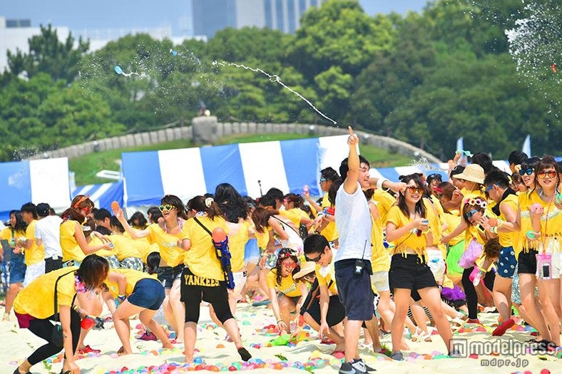 東京ベイ開催時の水風船バトル／画像提供：SSS