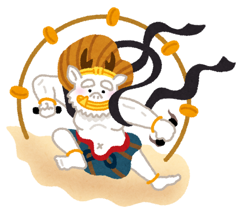 雷神のイラスト