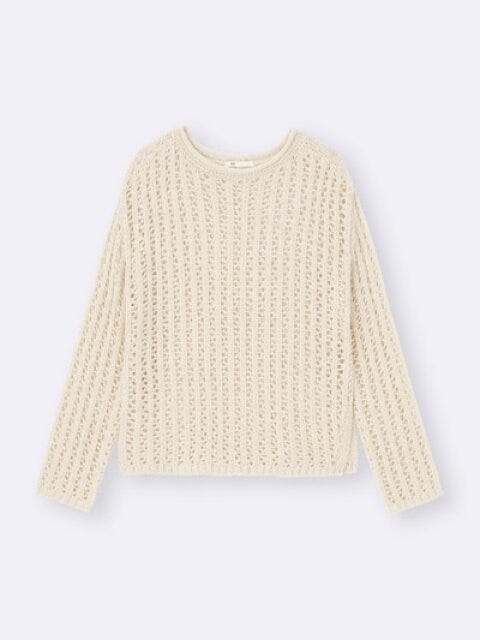 GU　メッシュセーター　NATURAL
