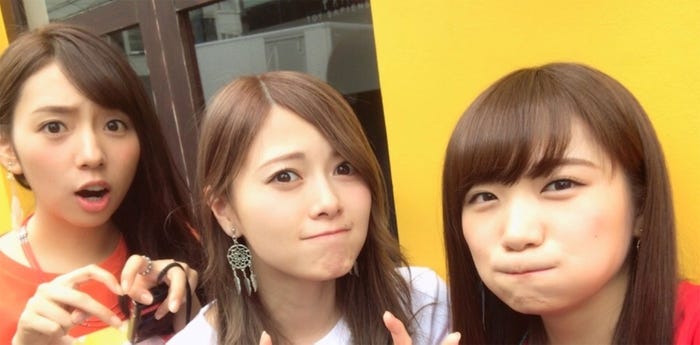 新内眞衣、白石麻衣、秋元真夏/白石麻衣オフィシャルブログより