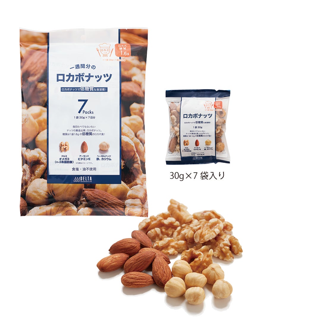 FOODEX美食女子グランプリ2017【ミール部門】で金賞を受賞した「1週間分のロカボナッツ」／画像提供：株式会社デルタインターナショナル