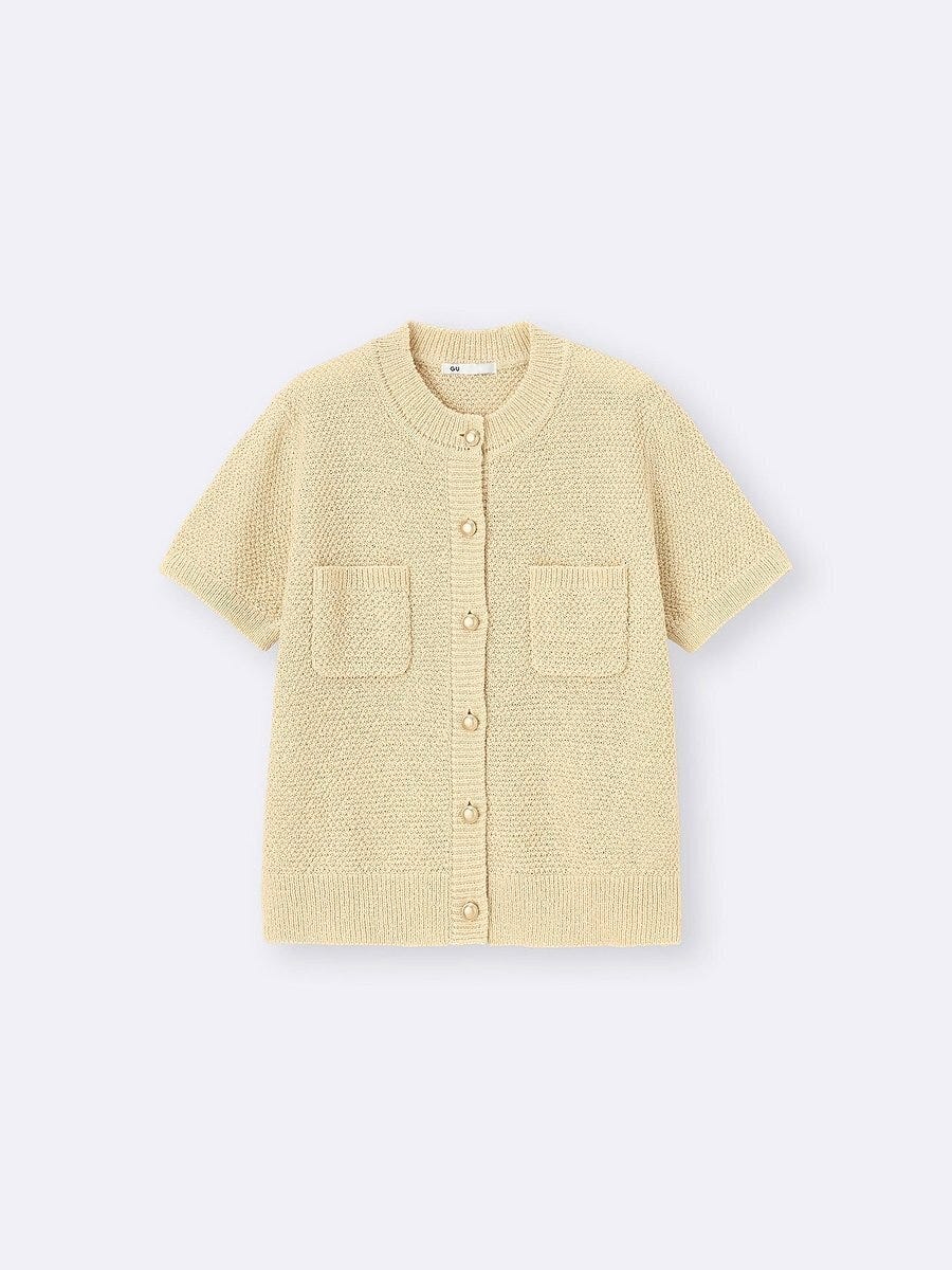 GUのメタルボタンカーディガン