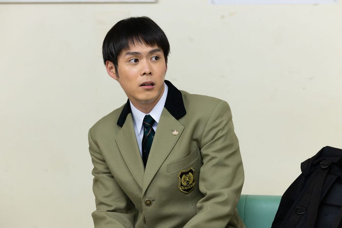 細田佳央太 /「もしも、イケメンだけの高校があったら」第2話より(C)テレビ朝日