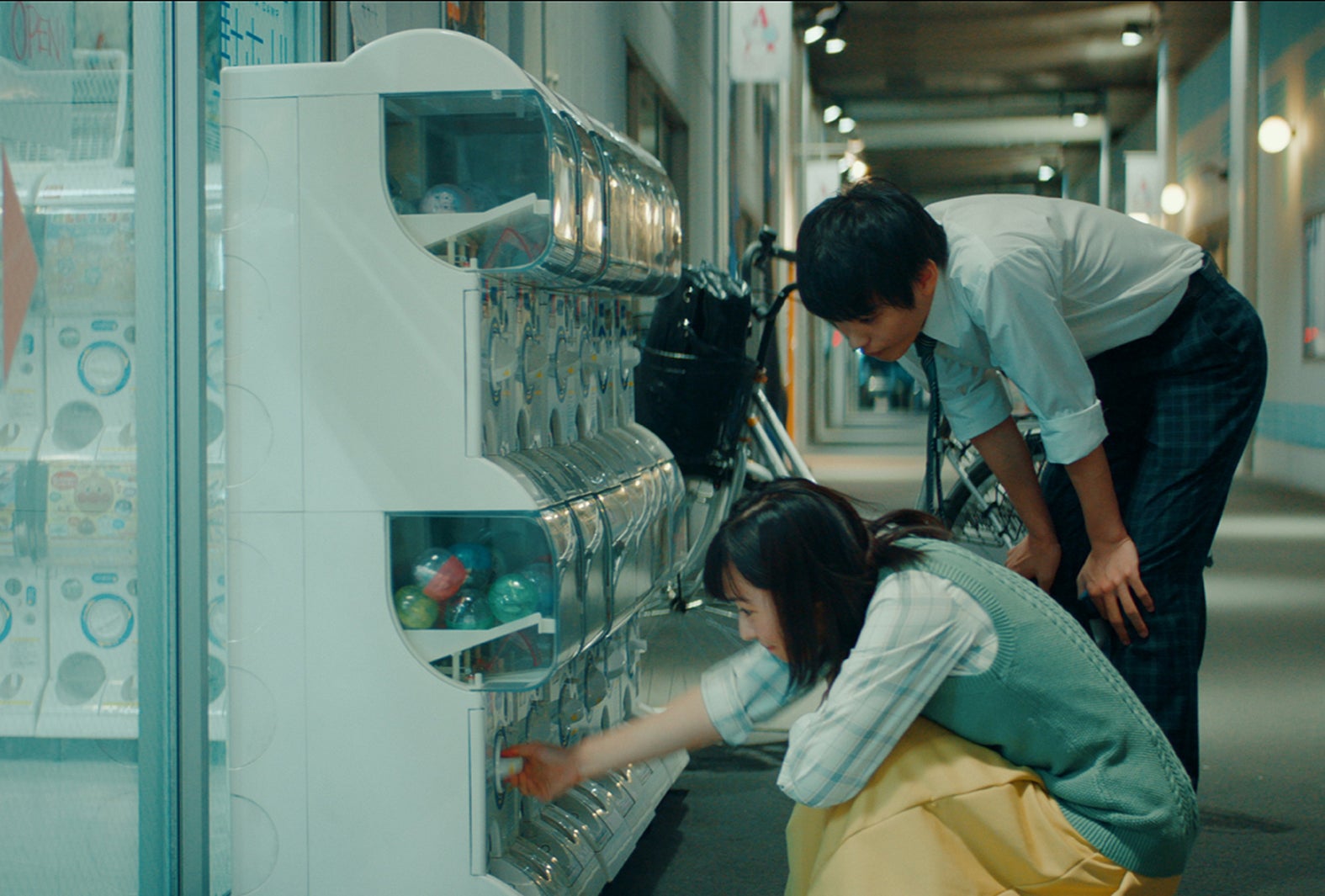 徳永えり、渡辺大知／「恋のツキ」第7話より（C）新田章／講談社（C）「恋のツキ」製作委員会